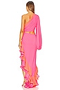 view 3 of 3 Hanna Gown in Pink & Coral