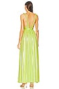 view 3 of 3 Goddess Gown in Neon Yellow