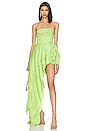 view 1 of 3 Tulum Neon Gown in Green