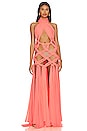 view 1 of 3 Somalia Gown in Pink
