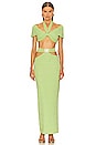 view 2 of 4 Salma Two Piece Set in Neon Green