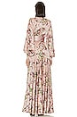 view 3 of 3 Carmen Sakura Gown in Pink & Floral