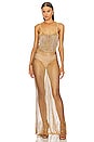 view 2 of 5 Ashanti Gown in Gold