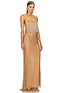 view 3 of 5 Ashanti Gown in Gold