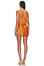 view 3 of 4 Wayla One Shoulder Mini Dress in Copper