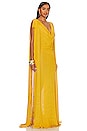 view 3 of 4 Kahlia Gown in Mustard