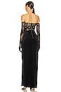 view 4 of 4 Gina Lace Gown in Black