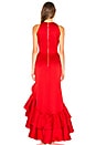 view 3 of 3 Frida Flame Gown in Red