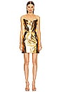 view 1 of 3 Stallion Dress in Gold