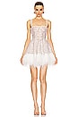 view 1 of 4 Mademoiselle Beaded Mini Dress in White
