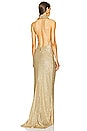view 5 of 6 Iris Gown in Gold