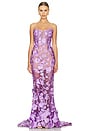 view 1 of 4 Jasmine Gown in Lilac
