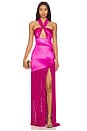 view 1 of 3 Bali Gown in Fuchsia