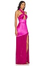view 2 of 3 Bali Gown in Fuchsia
