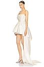 view 3 of 5 Genevive Blanc High Low Dress in Cream