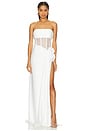 view 1 of 3 Cora Strapless Blanc Dress in White