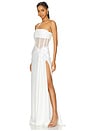 view 2 of 3 Cora Strapless Blanc Dress in White