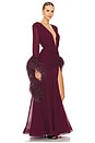 view 2 of 4 Geisha Gown in Burgundy