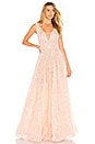 view 1 of 4 Emily Blush Gown in Blush