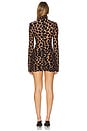 view 3 of 3 Giraffe Mini Dress in Black & Brown