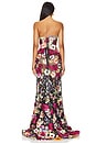 view 3 of 3 Jasmine Gown in Black Multi Floral
