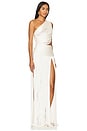 view 3 of 5 Jafari Sierra Sleeveless Gown in White
