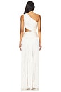 view 5 of 5 Jafari Sierra Sleeveless Gown in White