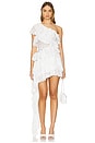 view 1 of 3 ROBE TASMIN ONE SHOULDER in White