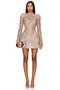 view 1 of 4 Venetian Mini Dress in Silver