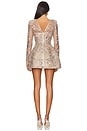 view 3 of 4 Venetian Mini Dress in Silver