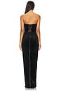 view 3 of 3 Florentina Strapless Velvet Gown in Black