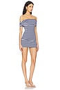 view 2 of 4 Malory Striped Mini Dress in Navy & White