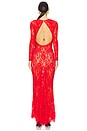 view 3 of 3 Electra Lace Gown in Red