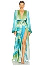 view 5 of 5 CARMEN COASTAL ガウン in Blue Multi