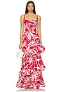 view 1 of 5 Sylvie Armonia Maxi Dress in Red Multi
