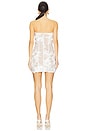 view 3 of 5 Anastasia Floral Strapless Mini Dress in White