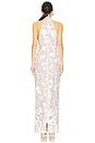 view 3 of 4 Jasmine Halterneck Maxi Dress in White Floral