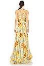 view 3 of 4 Palma Isla Gown in Mustard Multi
