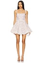 view 1 of 4 Midnight Bridal Sequin Mini Dress in White