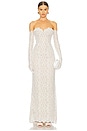 view 1 of 5 Kiera Gown in White