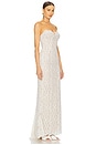 view 3 of 5 Kiera Gown in White
