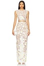 view 1 of 4 Jasmine Two Piece Set in White Multi