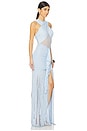 view 2 of 4 Valeria Fringe Maxi Dress in Powder Blue
