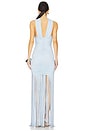 view 3 of 4 Valeria Fringe Maxi Dress in Powder Blue