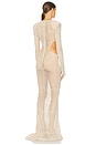 view 4 of 5 VESTIDO DE GANCHILLO TALIA DESERT in Beige