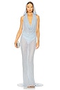 view 1 of 4 Amalia Gown in Powder Blue