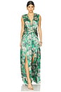 view 1 of 4 Romi Havanna Gown in Green Multi