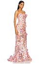 view 2 of 4 Jasmine Gown in Pastel Pink Multi