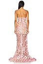 view 3 of 4 Jasmine Gown in Pastel Pink Multi