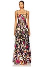 view 1 of 4 Jasmine Floral Maxi Dress in Black Multi